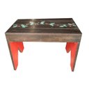 Ver imagem 2 de Banco madeira vermelho e preto