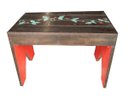 Ver imagem 2 de Banco madeira vermelho e preto