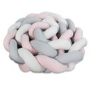 Ver imagem 2 de Protetor de Trança para Mini Berço 2,80 Mts - Rosa