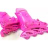 Patins Inline com Kit Proteção B12 - Rosa 39 - 5