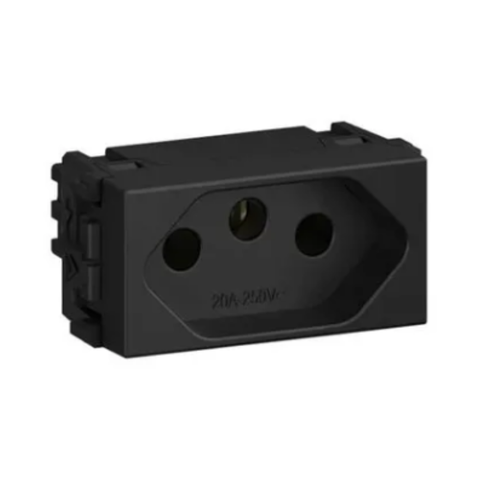 Modulo Tomada 2p+t 20a/250v Weg Refinatto Preto