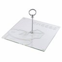 Ver imagem 1 de Prato Quadrado De Vidro Para Queijo - Incasa