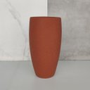 Ver imagem 2 de Vaso em Fibra De Vidro Argila Rustico 52x27cm