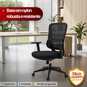 Ver imagem 2 de Kit 2 Cadeiras de Escritório Diretor Titan - Preta