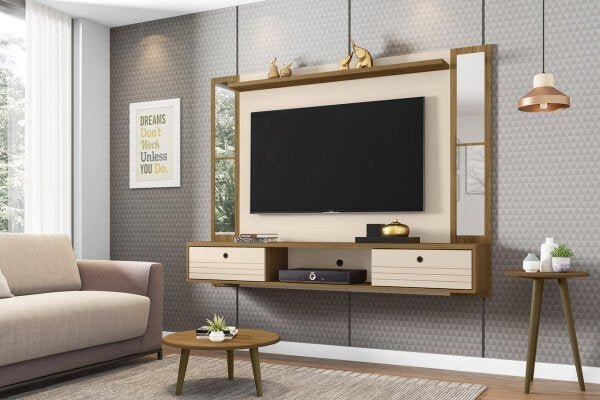 Painel Tv Ametista com Espelho Sala 65 Polegadas: Cin/Off/Esp - 4
