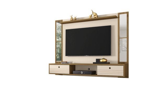 Painel Tv Ametista com Espelho Sala 65 Polegadas: Cin/Off/Esp - 1