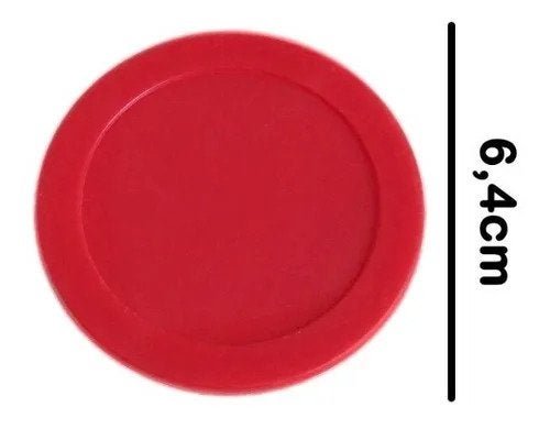 2 Rebatedores Pretos 9,5cm + 1 Disco 6,4cm De Air Game / Air Hockey - 4