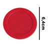 2 Rebatedores Pretos 9,5cm + 1 Disco 6,4cm De Air Game / Air Hockey - 4