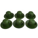 Ver imagem 1 de Jogo de Xícaras com Pires 6 Canecas Esmaltada 180ml Chá Café Verde