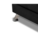 Ver imagem 7 de Sofá Cama 1,80m Flavia Suede Preto Rover & Beato