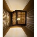 Ver imagem 5 de Kit 4 Arandelas 2 Fachos Frisos Bambu Efeito Uso Interno/Coberto