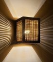 Ver imagem 1 de Kit 4 Arandelas 2 Fachos Frisos Bambu Efeito Uso Interno/Coberto