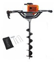 Ver imagem 3 de Perfurador de Solo Gasolina 52cc Broca 80x15 Vps520s Vulcan Trent P/ Fazer Cerca, Estaca