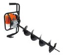 Ver imagem 2 de Perfurador de Solo Gasolina 52cc Broca 80x15 Vps520s Vulcan Trent P/ Fazer Cerca, Estaca