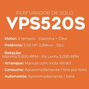 Ver mais imagens de Perfurador de Solo Gasolina 52cc Broca 80x15 Vps520s Vulcan Trent P/ Fazer Cerca, Estaca