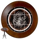 Ver imagem 3 de Cj Mesa Madeira Azulejo 60cm - Bistrô Fixa 98cm + 2 Banquetas 73 - Natural - Coffee