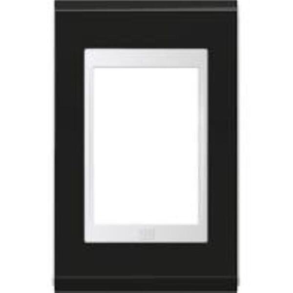 Kit 12 Placa 4X2 3 Postos Preto Refinatto - 1