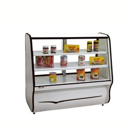 Balcão Expositor Vitrine Comercial Preto 140cm - 2