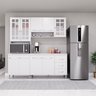 Cozinha Modulada Compacta Fidelitá Viena 3 Peças 190cm 9 Portas 3 Gavetas com Tampo - 1