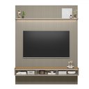 Ver imagem 3 de Painel para Tv até 85 Polegadas 3 Portas 1 Prateleira Ripado Tauri/gris Fosco 810010303 - Linea Bras