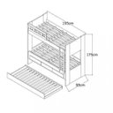 Ver imagem 3 de Treliche Solteiro 3 Gavetas