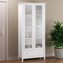 Ver imagem 2 de Cristaleira + Aparador Buffet Ditália E-954 + R-626 Branco