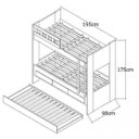 Ver imagem 2 de Treliche Solteiro 3 Gavetas