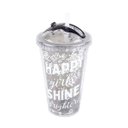 Ver imagem 1 de Copo Com Canudo 450Ml Happy Girls Shine Brighter - Etilux