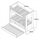 Ver imagem 2 de Treliche Solteiro 3 Gavetas