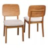 Kit 02 Cadeira Madeira Encosto Laminado - J&m Decor - 1