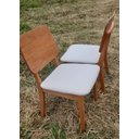 Ver imagem 2 de Kit 02 Cadeira Madeira Encosto Laminado - J&m Decor