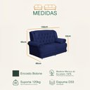 Ver imagem 3 de Sofá 1,50m 2 Lugares Suede Filadélfia