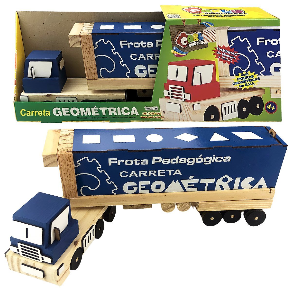 Carreta Madeira Truck Brinquedo: Promoções