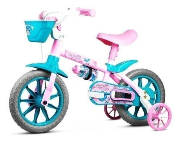 Bicicleta Aro 12 Infantil Menina Nathor Charm 2 A 5 Anos - 1