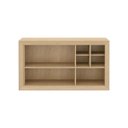 Ver imagem 5 de Armário Aéreo Ditália Aspen 120 Nicho Carvalho/Branco CD-211