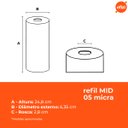 Ver imagem 3 de Refil Filtro para Máquina de Lavar Roupas e Louças da 9.3/4’’ 5 Micra Hidrofiltros