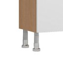 Ver mais imagens de Paneleiro Ditália Aspen 4 Portas Carvalho/Branco Cd-335