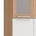 Ver imagem 6 de Paneleiro Ditália Aspen 4 Portas Carvalho/Branco Cd-335
