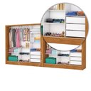 Ver imagem 6 de Closet Casal Duplo Dubai 06 Portas 06 Gavetas com Espelho Carioca Móveis