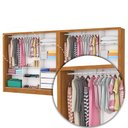 Ver imagem 5 de Closet Casal Duplo Dubai 06 Portas 06 Gavetas com Espelho Carioca Móveis