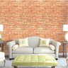 3 Adesivo Parede Tijolos Marrom Fácil Aplicação Amigold Casa - 4