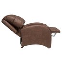 Ver imagem 4 de Poltrona Reclinável Mh-1237 Herval Estofada Marrom Fosca K