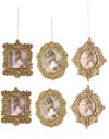 Ver imagem 1 de Kit Porta Retrato Gliter Dourado Para Árvore Natal 10cm 6 Peças - Magizi
