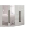 Ver imagem 7 de Guarda Roupa Casal 6 Portas e 8 Gavetas c/ Espelho Dello Plus Canela/FendiOff - Novo Horizonte