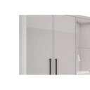 Ver imagem 7 de Guarda Roupa Casal 6 Portas e 8 Gavetas c/ Espelho Dello Plus Canela/FendiOff - Novo Horizonte