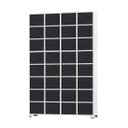 Ver imagem 1 de Armário Roupeiro de Aço para Vestiário 32 Portas Locker Preto com Chave