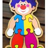 Quebra-Cabeça Do Palhacinho Brinquedo Educativo Em Madeira - 2