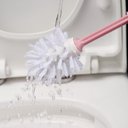 Ver imagem 6 de Escova para Limpeza de Vaso Sanitario com Suporte Cabo Longo Gancho Banheiro Plastico Yeet
