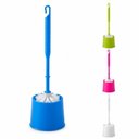 Ver imagem 1 de Escova para Limpeza de Vaso Sanitario com Suporte Cabo Longo Gancho Banheiro Plastico Yeet