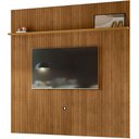 Ver imagem 6 de Painel para TV com Rack Orlando 75" 238cm MDF-MDP Portas de Correr Cumaru e Opala Madetec Móveis